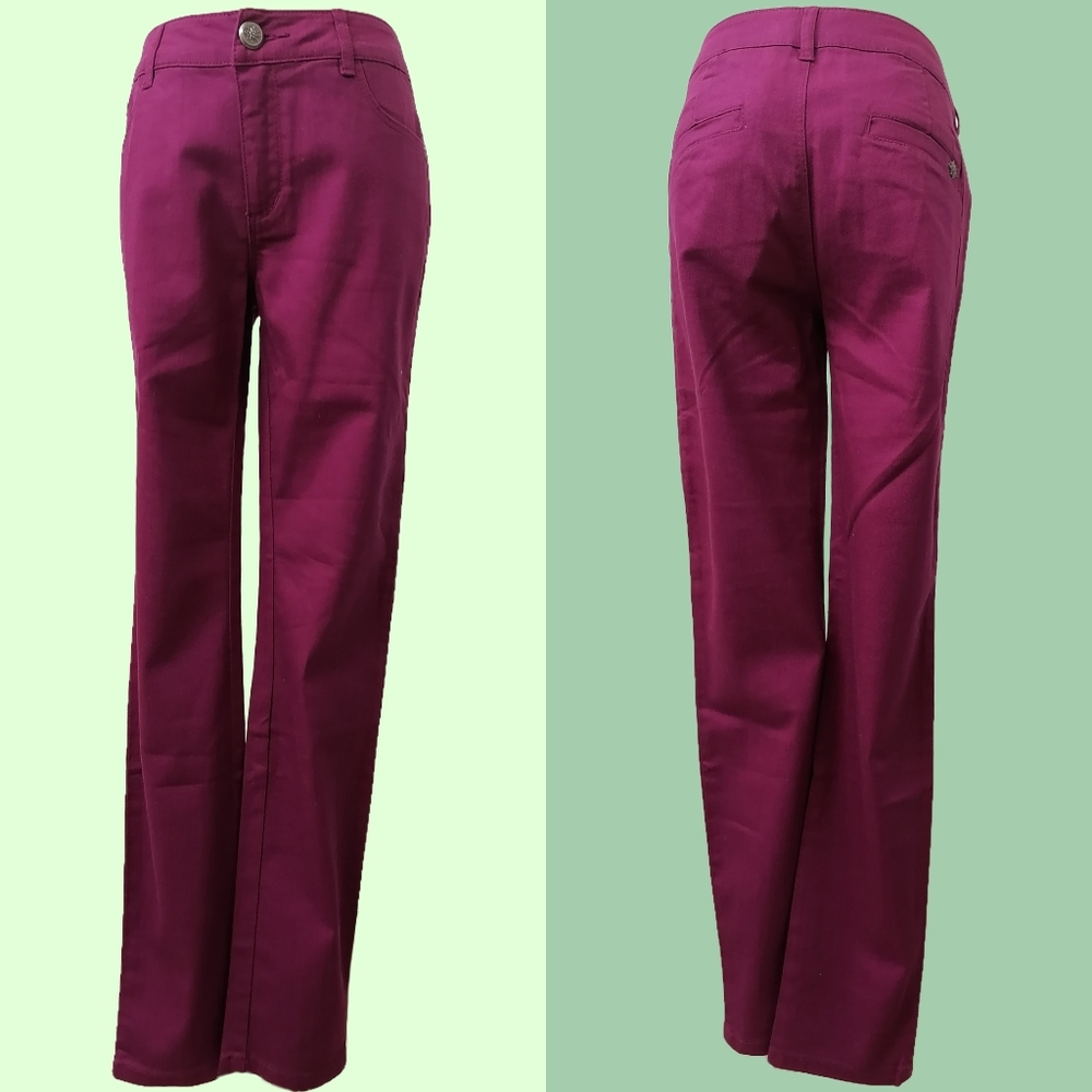 old pink high waist medium jeans